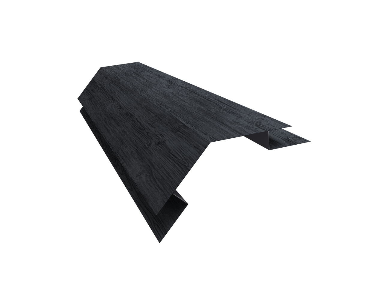 Угол внешний сложный 75х75 135 градусов 0,45 Print Premium Grey Wood TwinColor (3м)