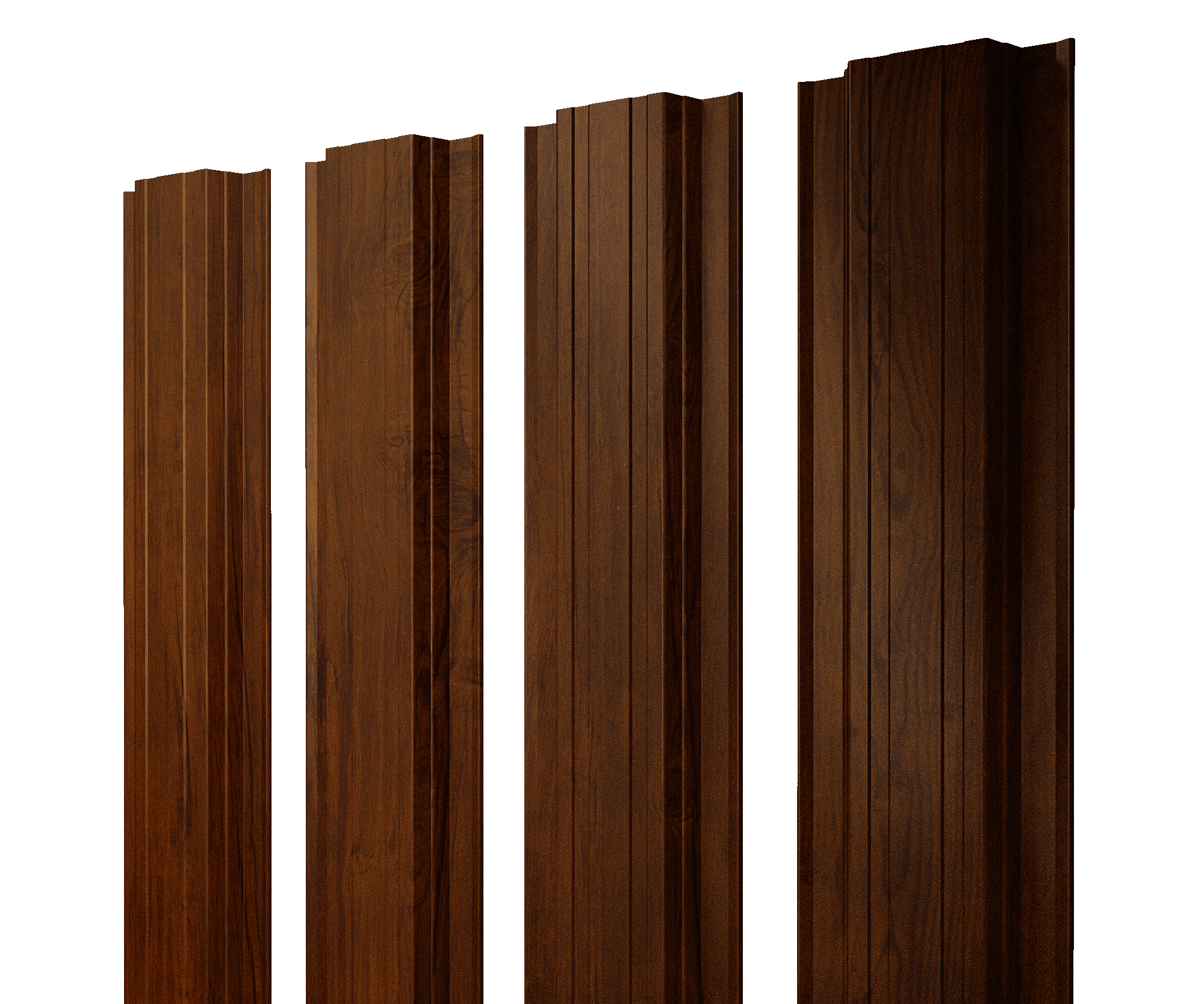 Штакетник Прямоугольный с прямым резом 0,4 Print Premium Golden Wood Intense FTC