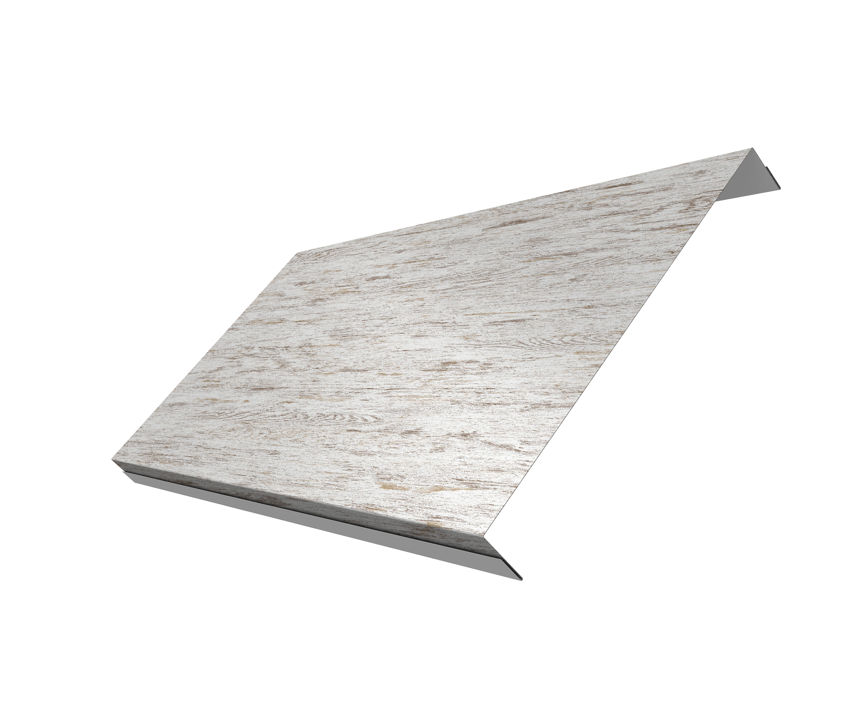 Ламель обратная 200 забора жалюзи Texas 0,45 Print Elite Snow Wood TwinColor