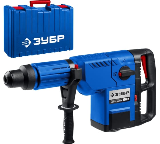 Перфоратор Зубр Профессионал SDS-Max 1500Вт, 52мм, кейс (ЗПМ-52-1500 ЭК)