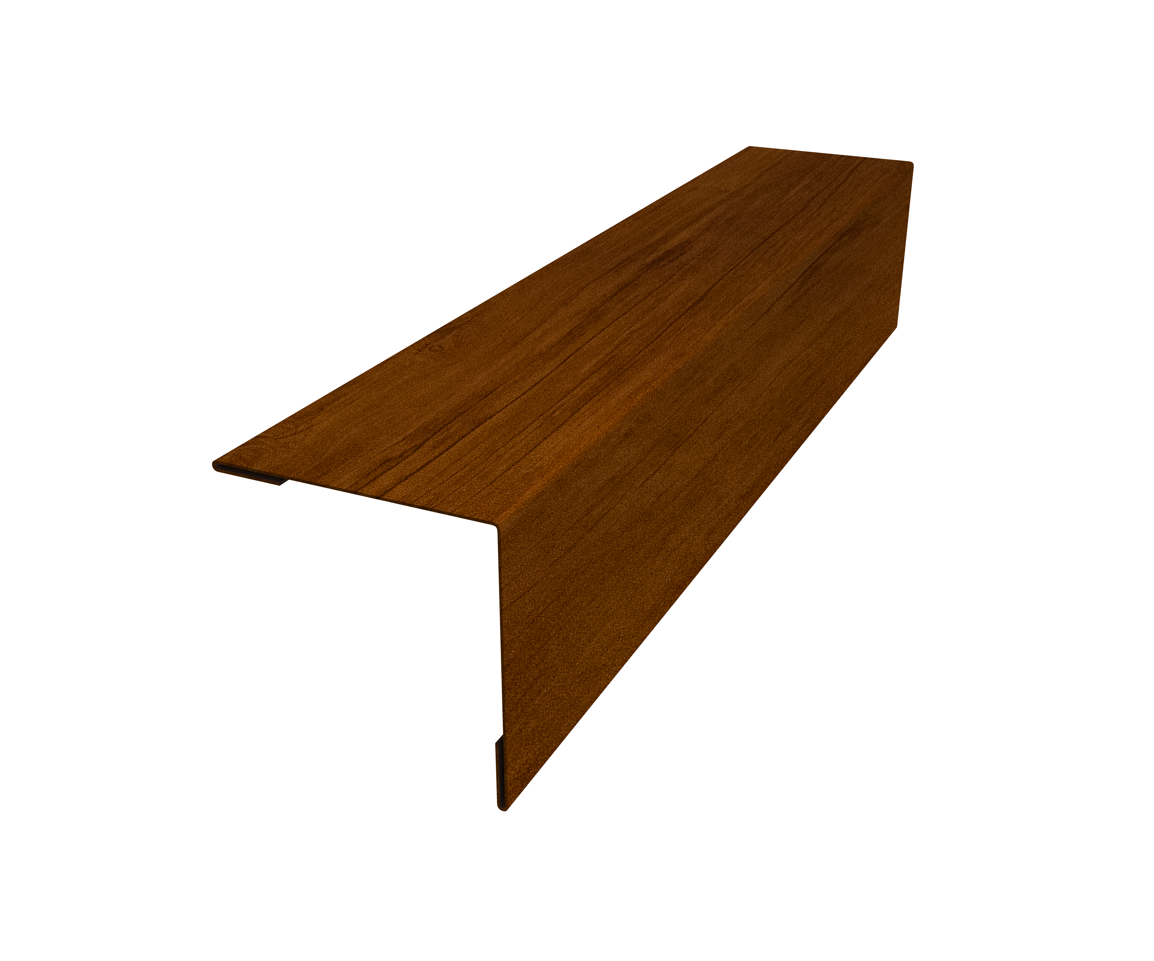 Планка завершающая 50х50 жалюзи Milan 0,45 Print Premium Golden Wood Intense FTC (3м)