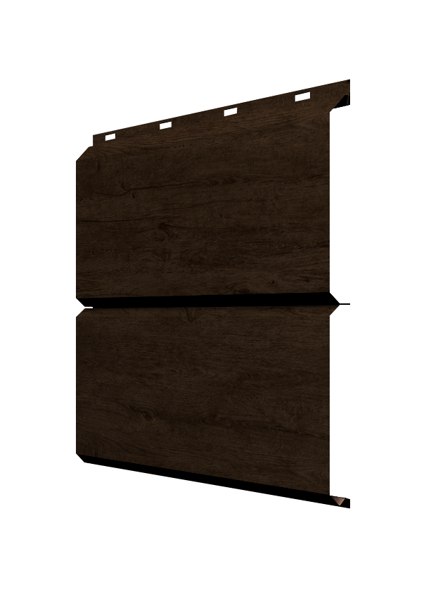 Софит ЭкоБрус без перфорации 0,345 Grand Line 0,45 Print Elite с пленкой Antique Wood TwinColor
