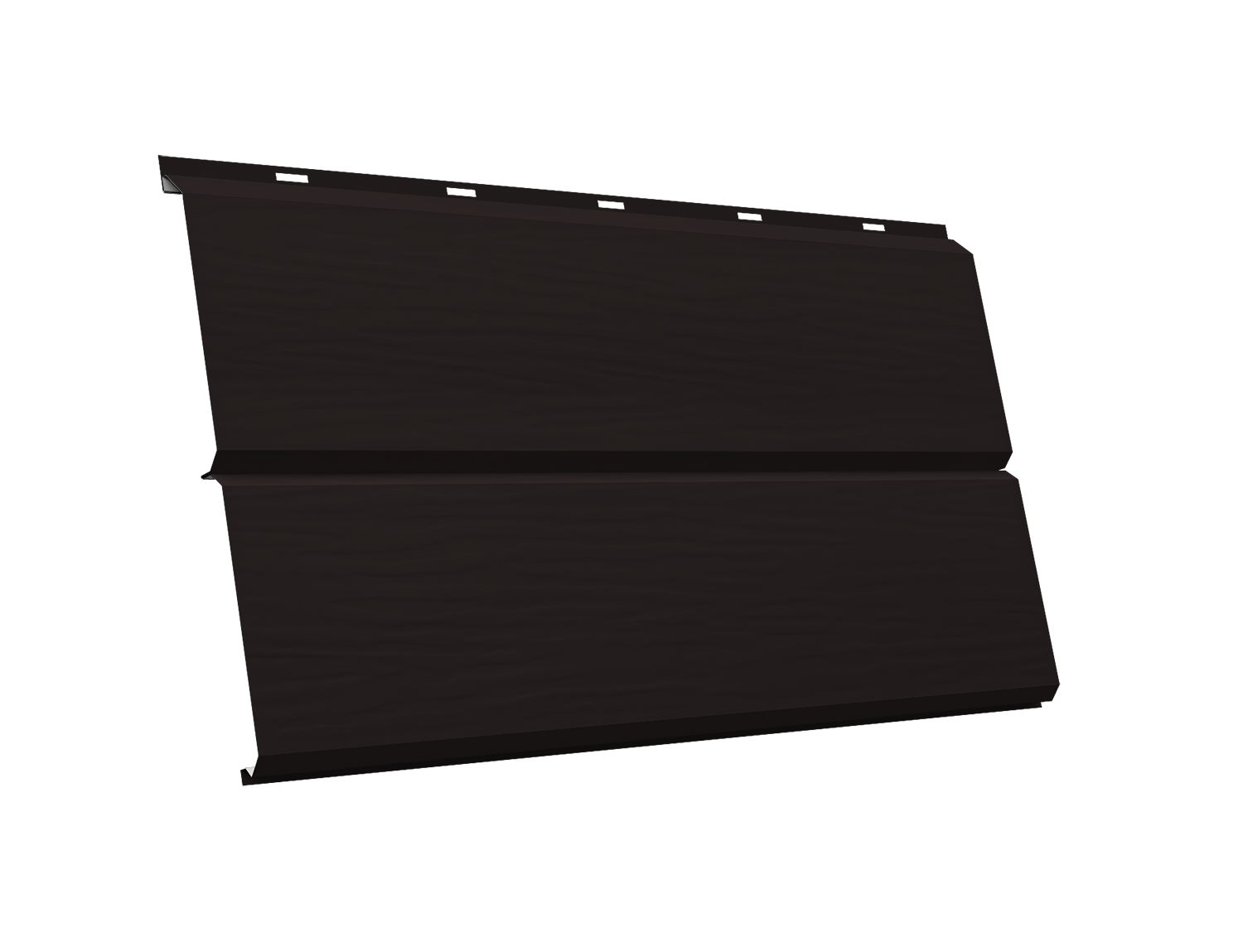 ЭкоБрус new 3D 0,5 Satin с пленкой RAL 9005 черный