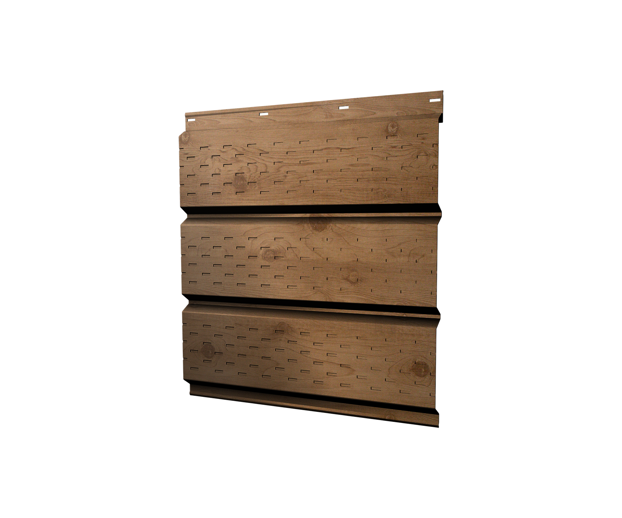 Софит металлический полная перфорация 0,45 Print Premium с пленкой Pine Wood Fresh