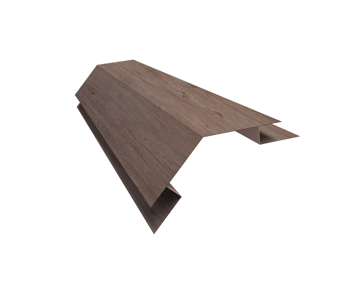 Угол внешний сложный 75х75 135 градусов 0,45 Print Elite White Wood TwinColor (3м)