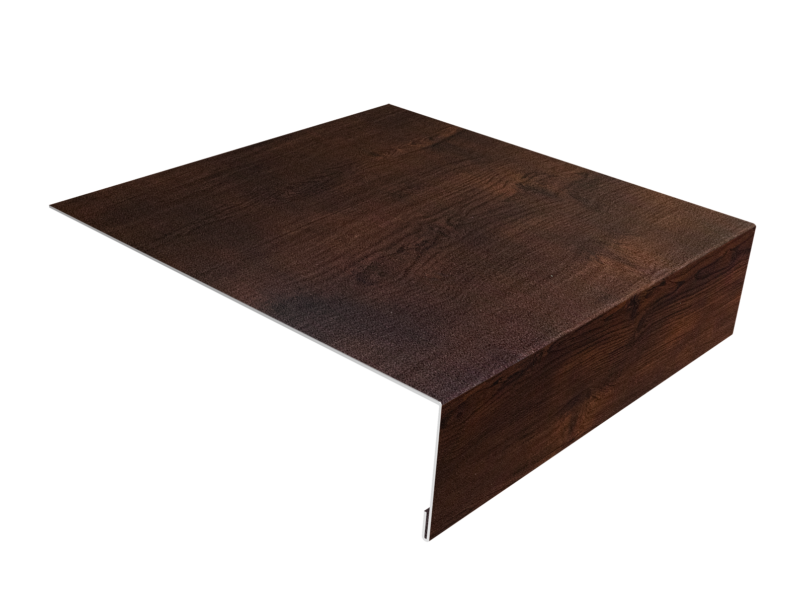 Планка лобовая/околооконная простая 190х50 0,45 Print-Double Premium Cherry Wood Dark F (2м)
