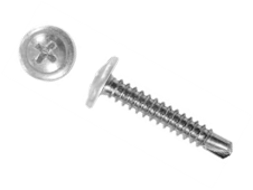 Саморез ПШС 4,2х19 (1000шт) шлиц PH2 RAL 9003