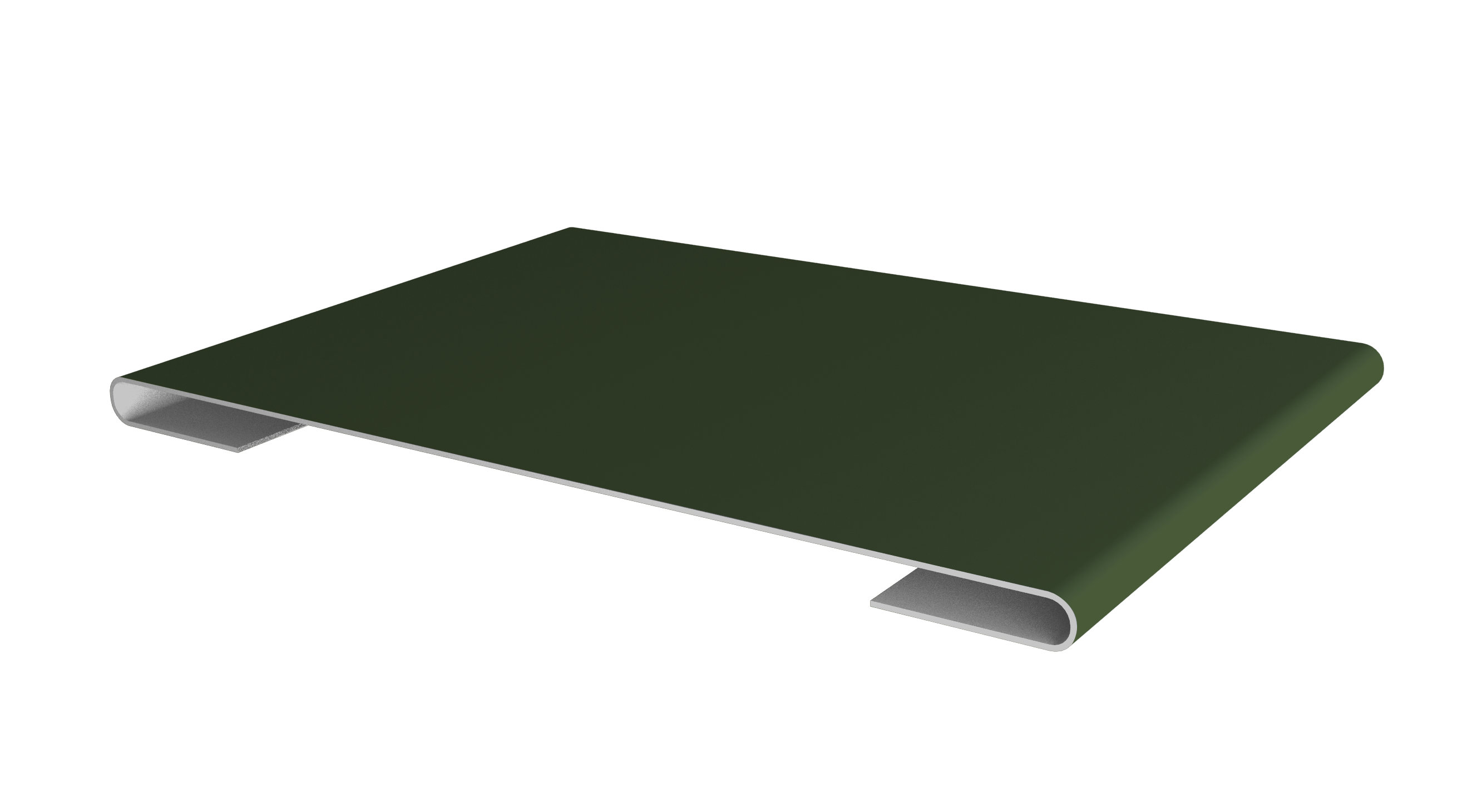 Планка стыковочная 0,5 Satin Matt TX RAL 6020 хромовая зелень (3м)