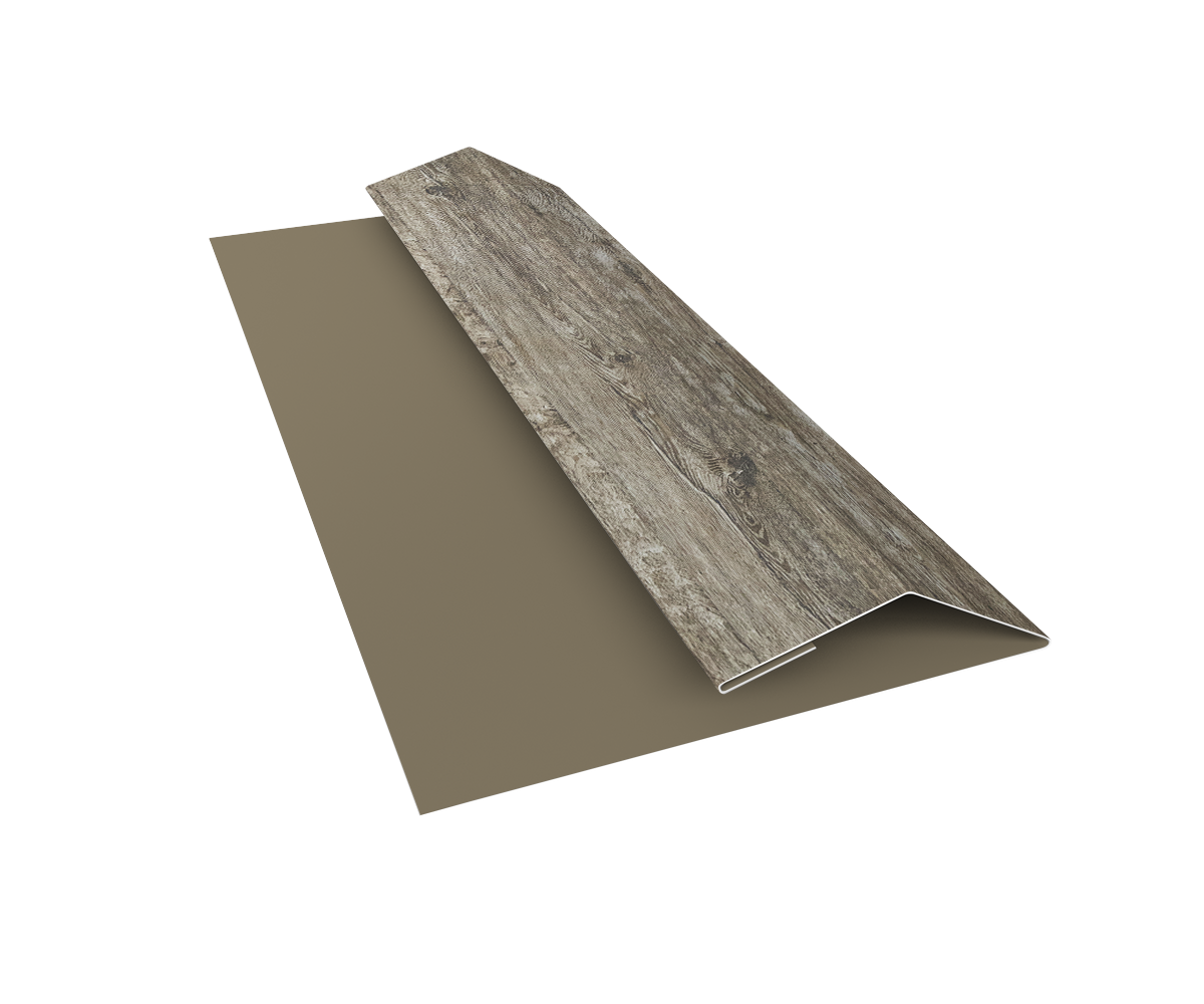 Планка финишная Блок-Хаус new Grand Line 0,45 Print Elite Nordic Wood TwinColor (2м)
