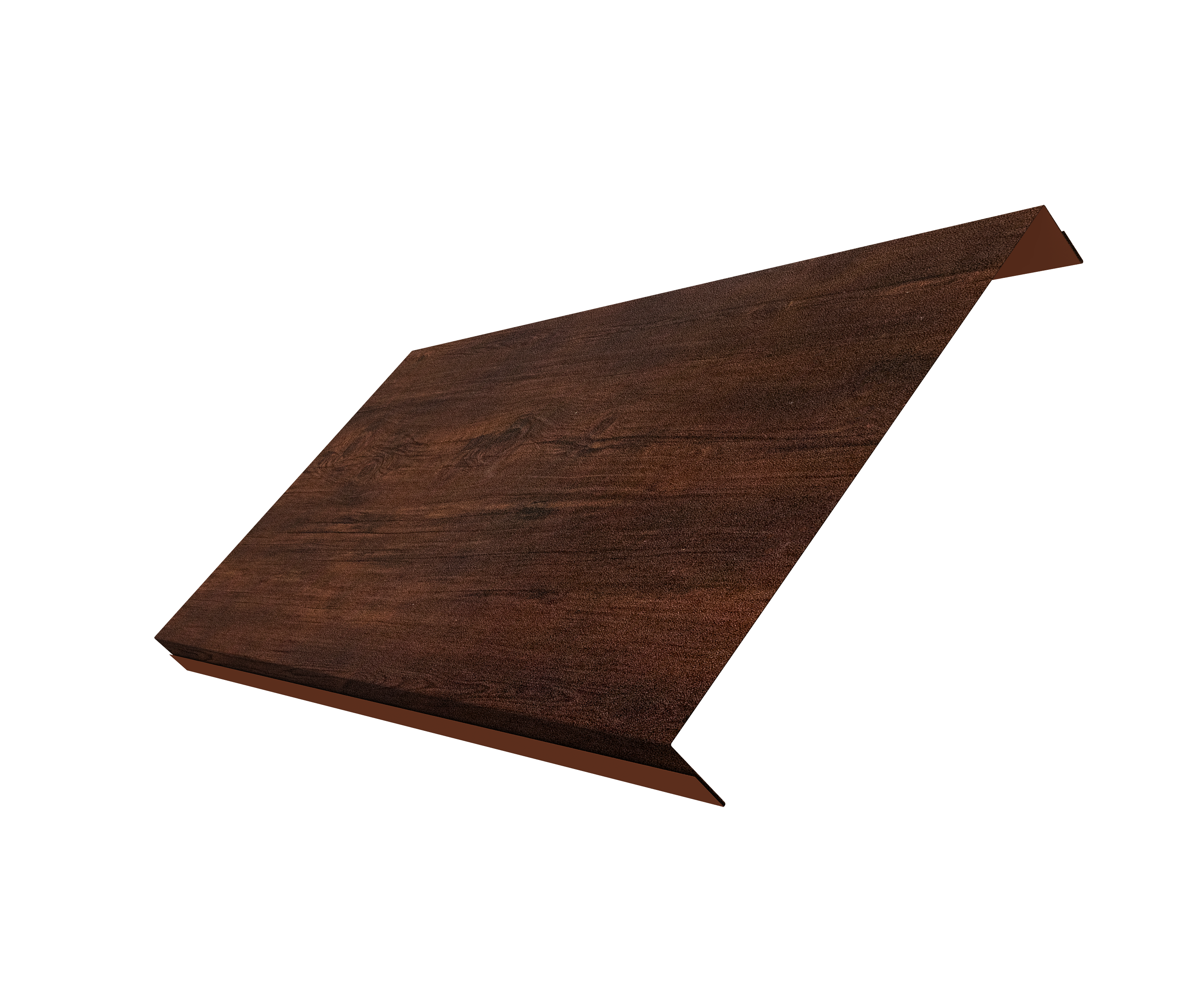 Ламель обратная 200 забора жалюзи Texas 0,45 Print Premium Cherry Wood Dark FTC