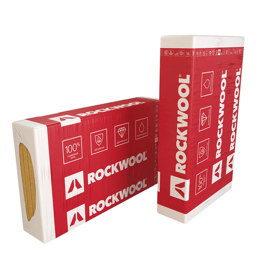 Утеплитель RockWool Флор Баттс 1000x600x50 (3,6м2; 0,18м3)
