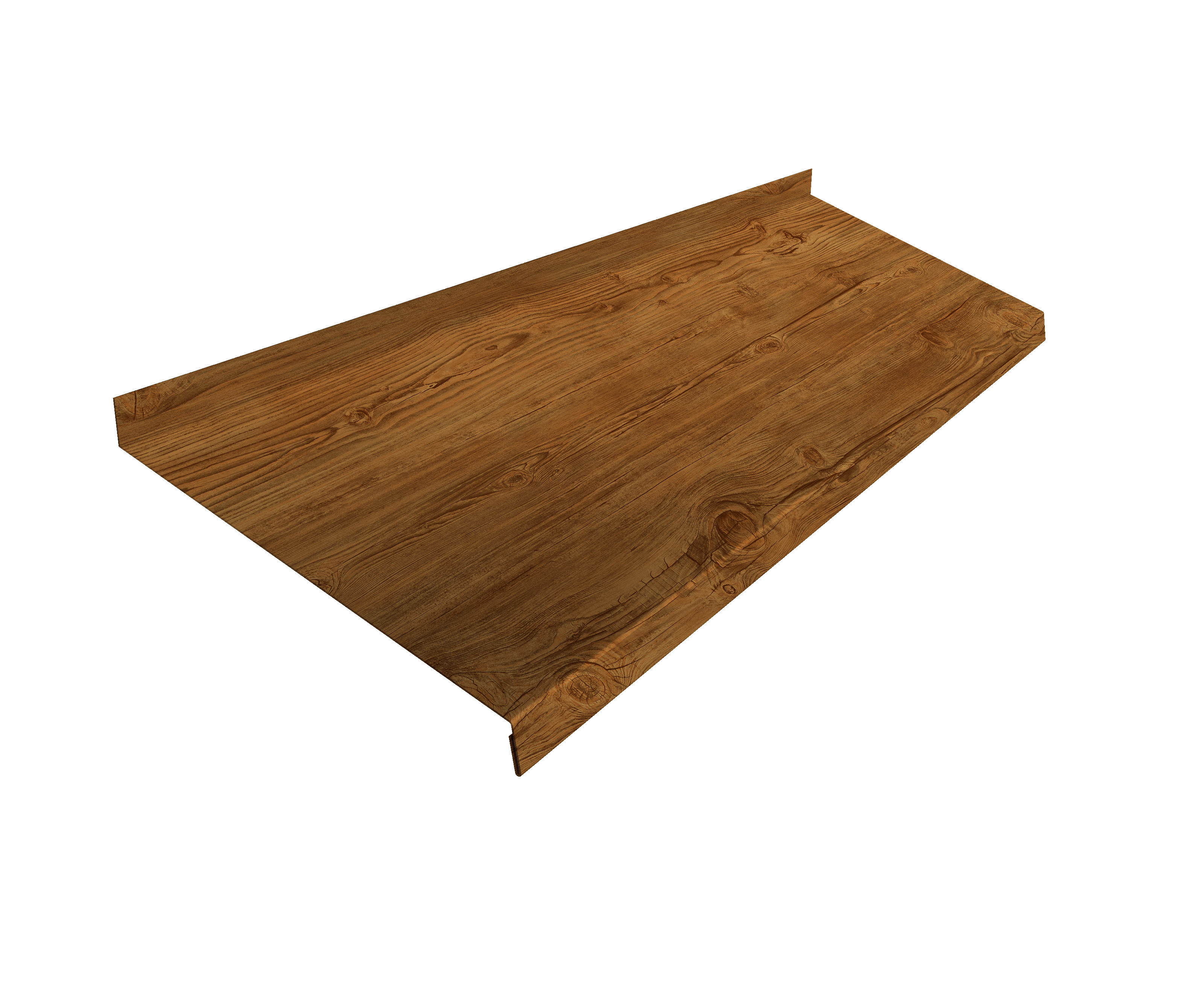 Отлив простой 250 0,45 Print Elite Golden Wood TwinColor (3м)