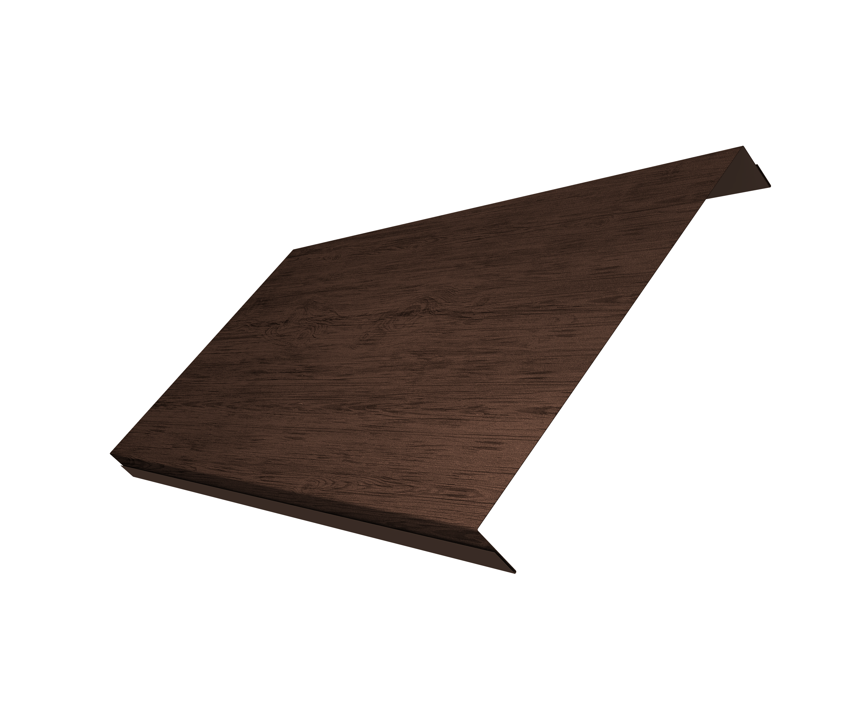 Ламель обратная 200 забора жалюзи Texas 0,45 Print Premium Antique Wood TwinColor