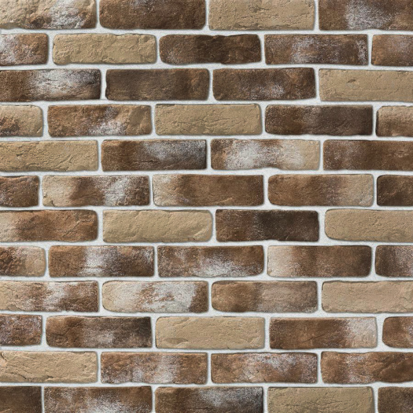 Рядовая плитка Leonardo Stone Орлеан 402 с расшивкой 1,2 см, норма упаковки 0,97 м2