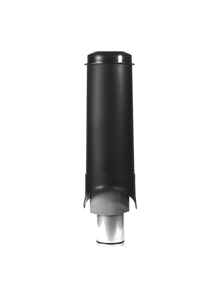 Выход вентиляции Krovent Pipe-VT 150/700 изолированный черный
