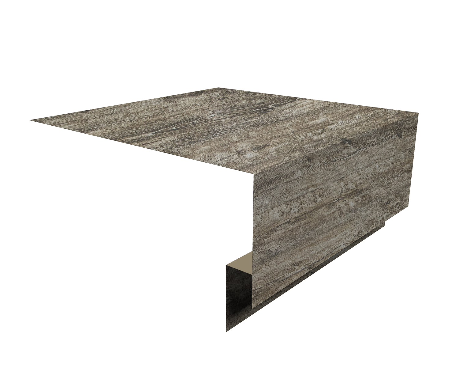 Планка околооконная сложная Экобрус Grand Line 200х75х25 0,45 Print Elite Nordic Wood TwinColor (3м)