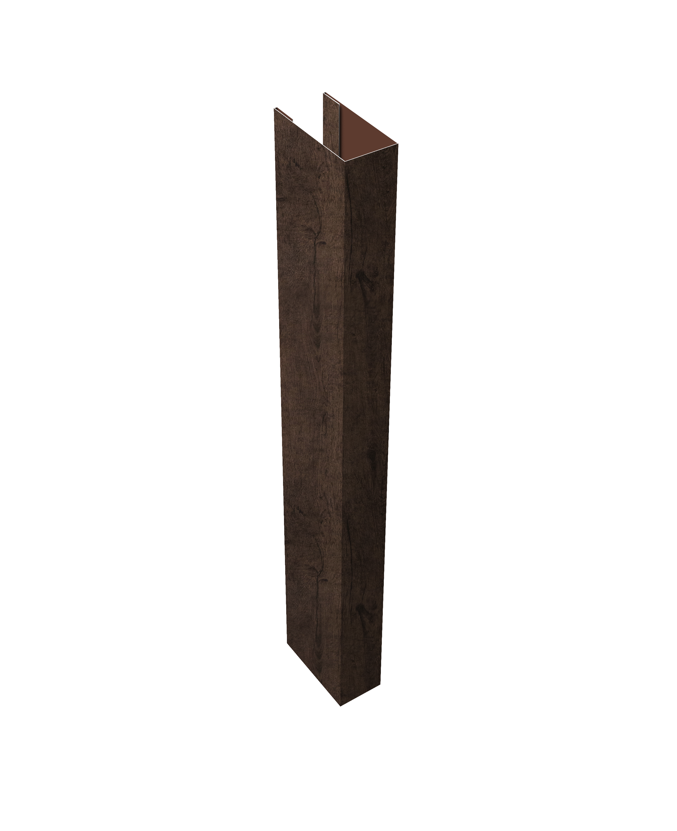Стойка Texas для калиток и ворот 0,45 Print Elite Antique Wood TwinColor (1,8м)