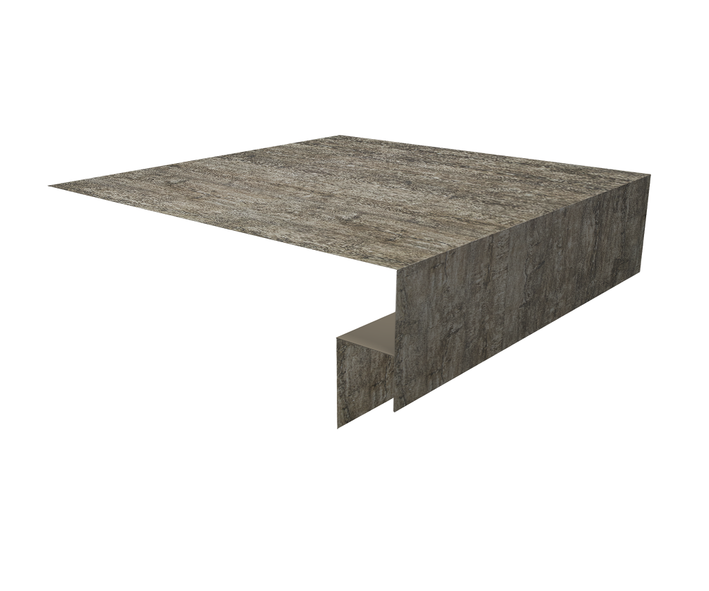 Планка околооконная сложная Экобрус Grand Line 200х50х25 0,45 Print Elite Nordic Wood TwinColor (3м)