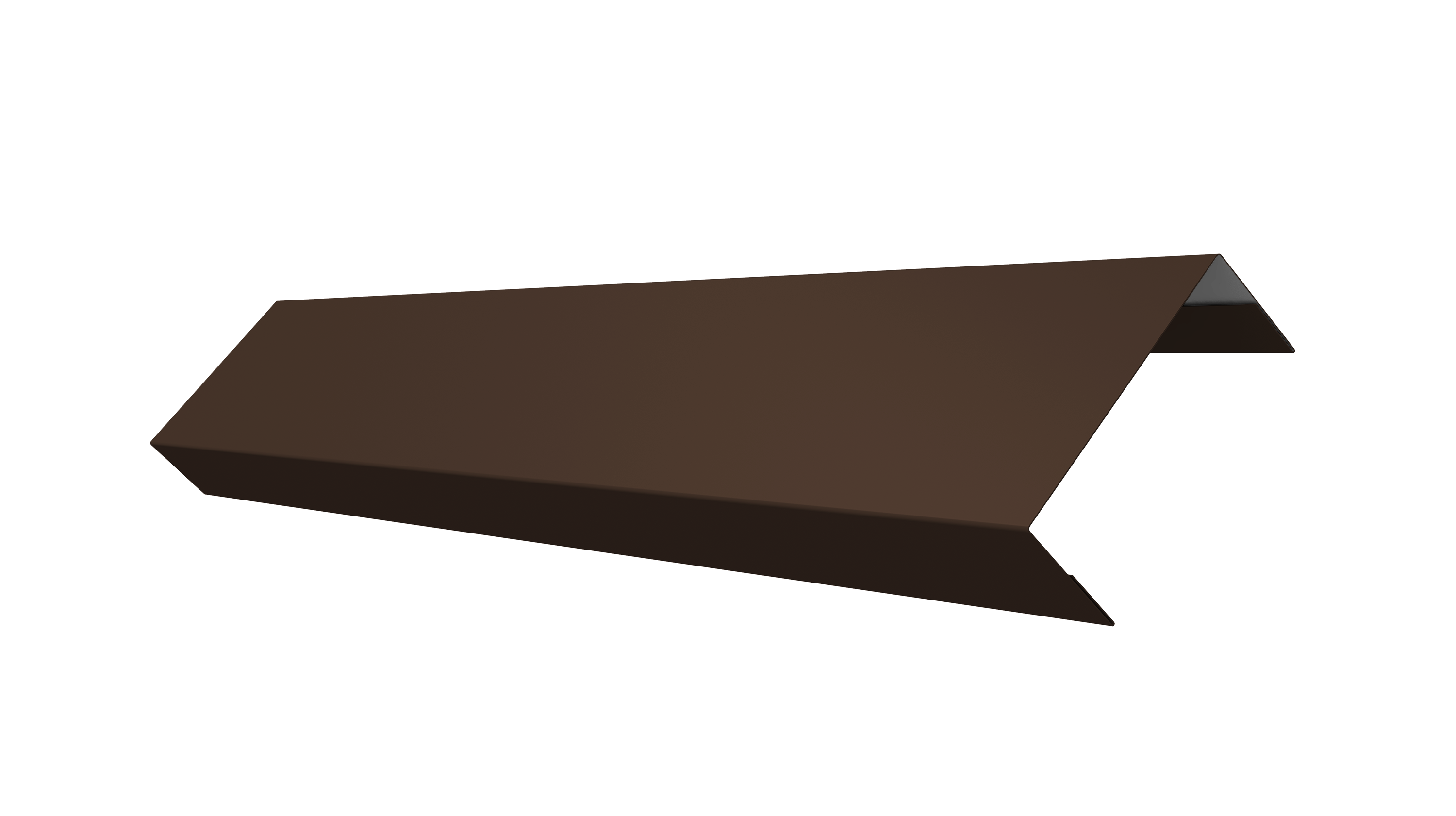 Ламель лицевая 50 забора жалюзи Texas 0,45 Drap TR RAL 8017 шоколад