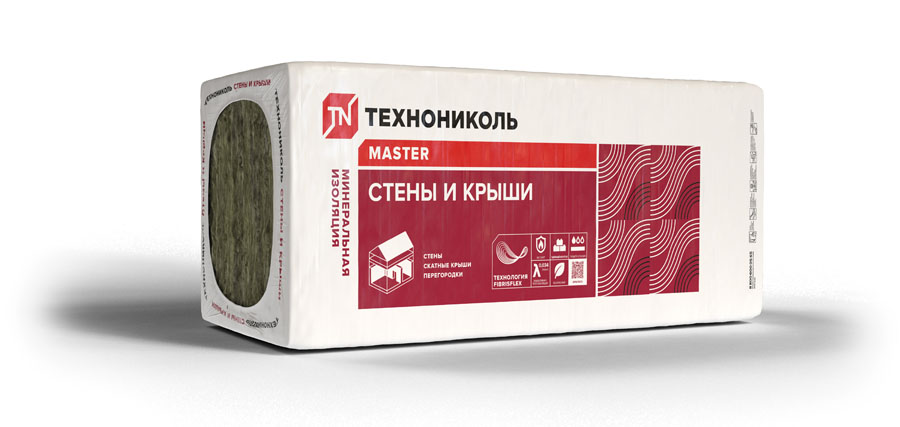 Утеплитель стены и крыши (ТН СВ 34) 1000х610х100 (4 шт/пач; 2,44м2; 0,244м3; 44пач/пал)
