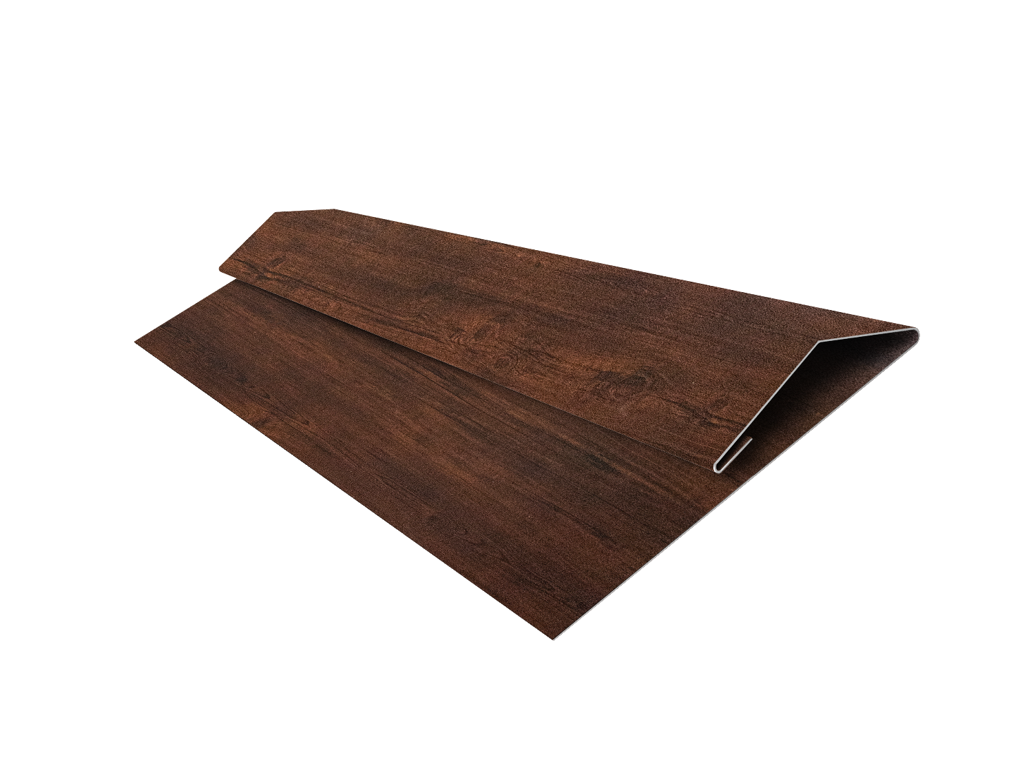 Планка стартово-финишная Экобрус Grand Line 0,45 Print-Double Premium Cherry Wood Dark F (3м)