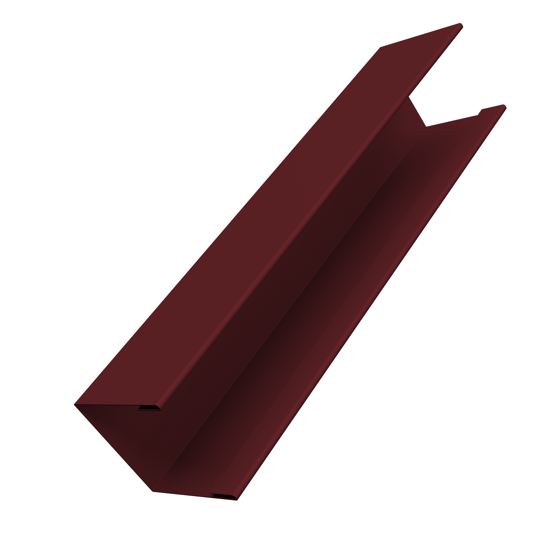 Крышка жалюзи Milan Slim 0,45 PE-Double RAL 3005 красное вино (2,5м)