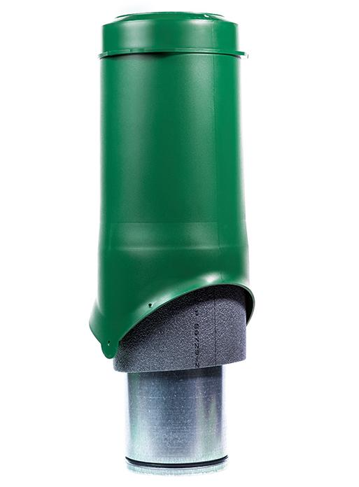 Выход вентиляции Krovent Pipe-VT 150/700 изолированный зеленый