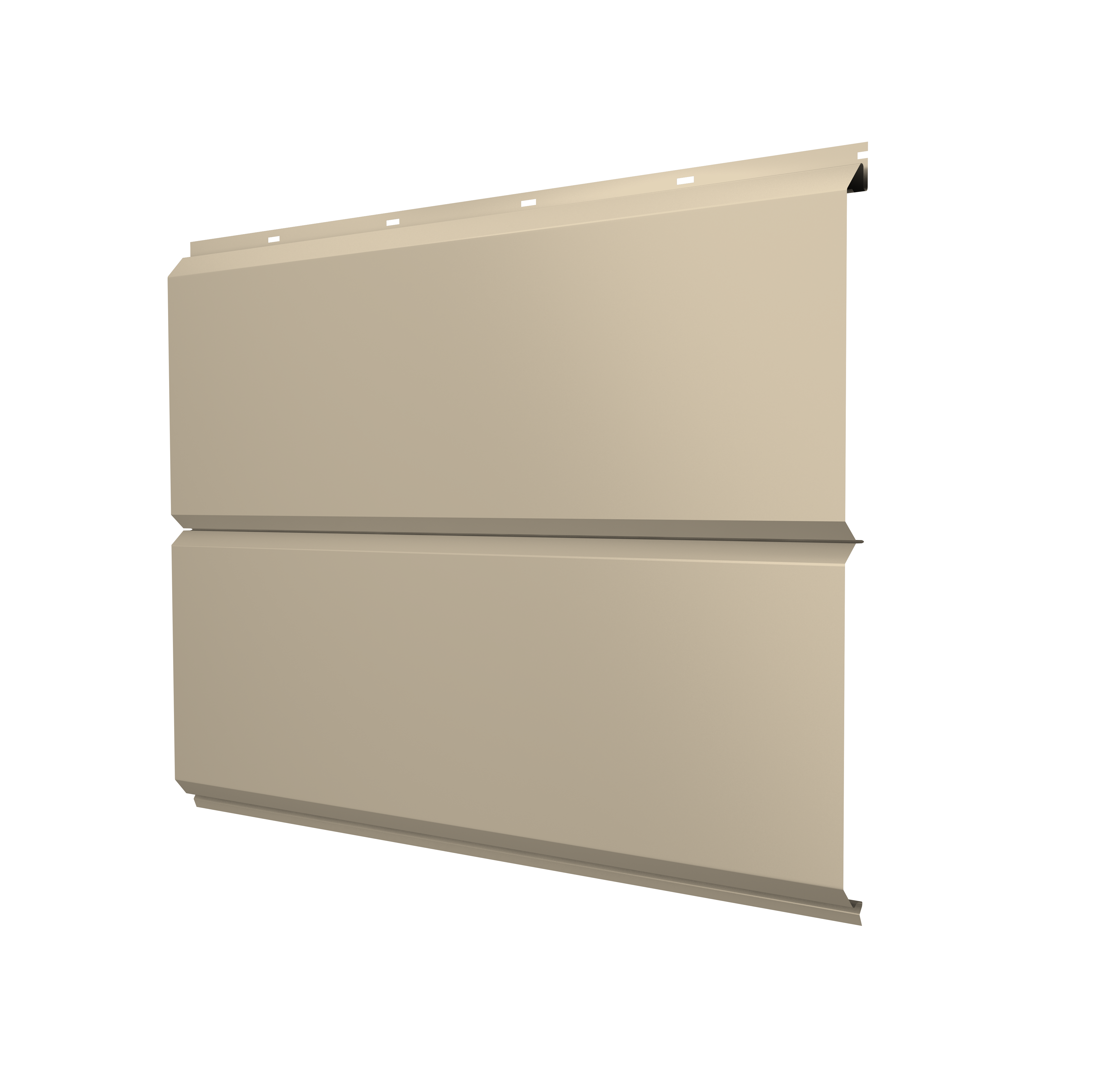 ЭкоБрус new 0,5 Satin с пленкой RAL 1015 светлая слоновая кость
