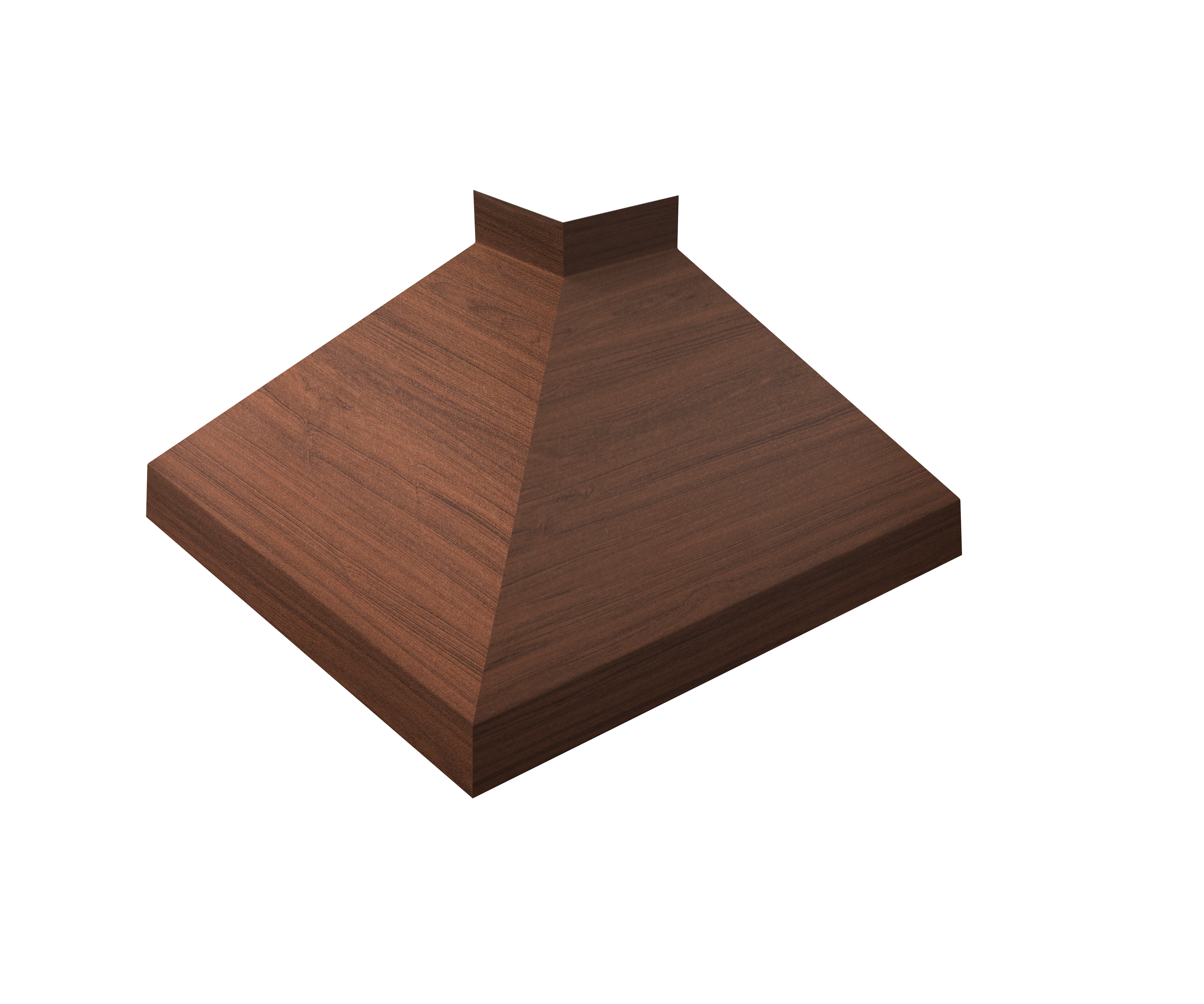 Угол отлива внешний 200 0,45 Print Elite с пленкой Choco Wood TwinColor