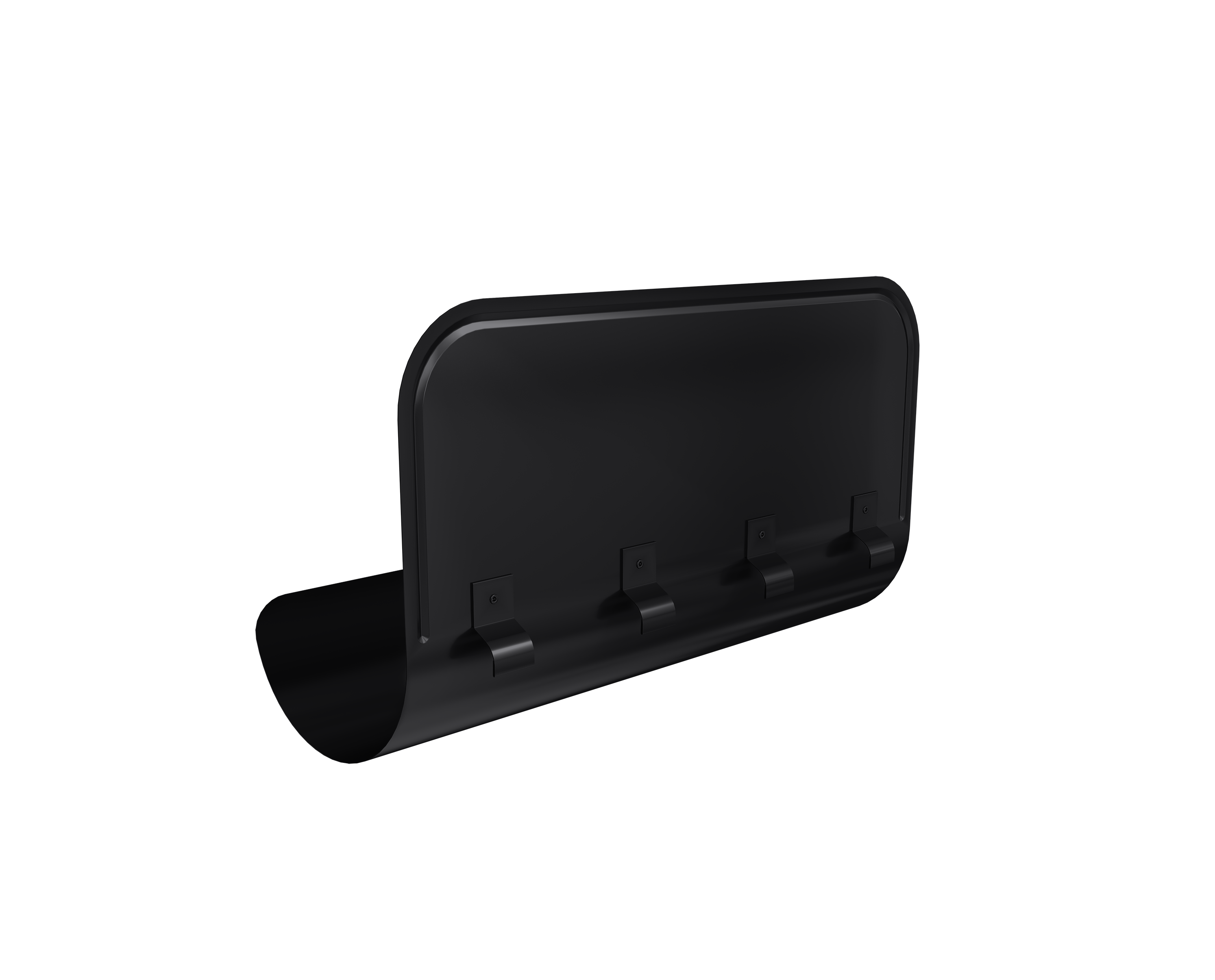 Ограничитель перелива GL PU 125/90 RAL 9005 черный