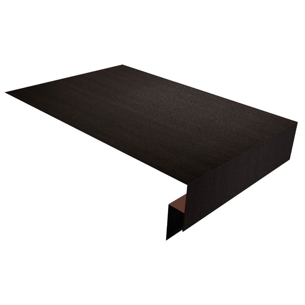 Планка околооконная сложная 250х50х18 (j-фаска) 0,45 Print Elite Coffee Wood TwinColor (2м)