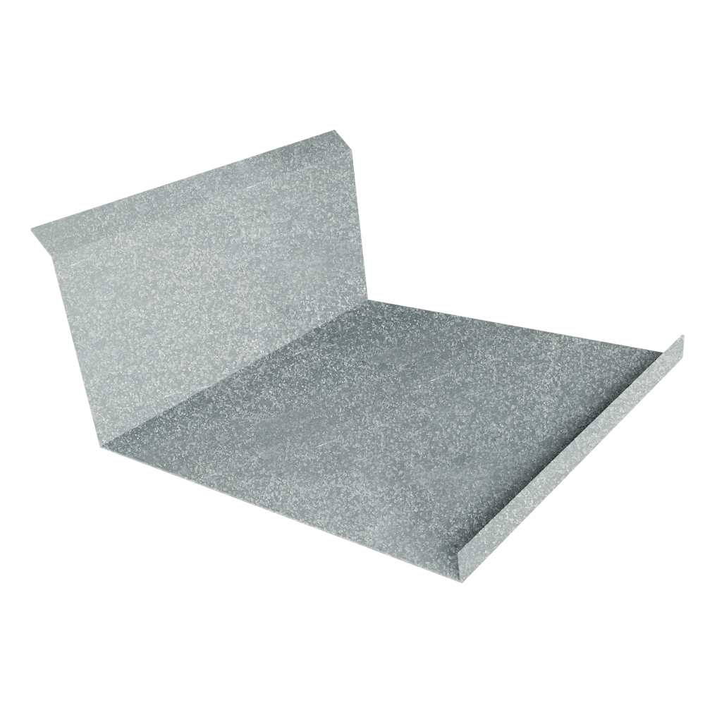 Планка примыкания нижняя 20х122х260х15 0,55 Zn (3м)