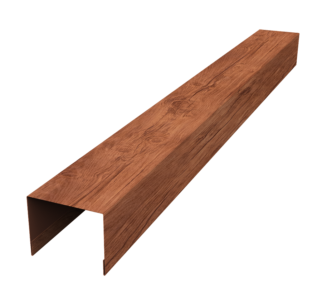Крышка жалюзи Palermo 0,45 Print Premium Rowan Wood Intense FTC (3м)