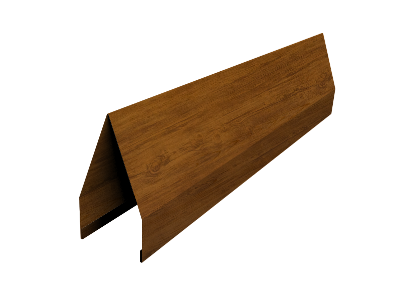 Ламель забора жалюзи Tokyo 0,45 Print-Double Elite Golden Wood