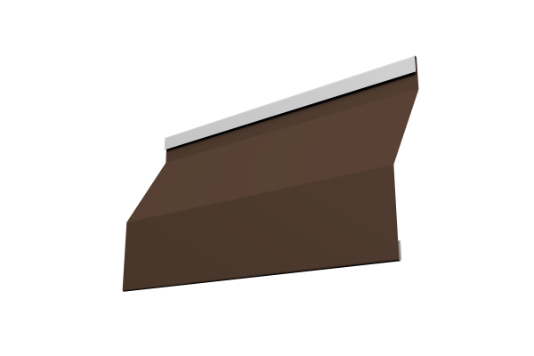 Ламель забора жалюзи Milan Slim 0,5 Satin Matt TX RAL 8017 шоколад