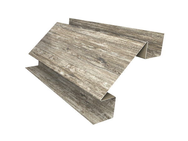 Планка угла внутреннего сложного Экобрус Grand Line 0,45 Print Elite Nordic Wood TwinColor (2м)