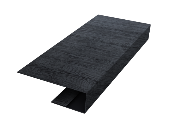 J-Профиль 12мм 0,45 Print Premium Grey Wood TwinColor (3м)
