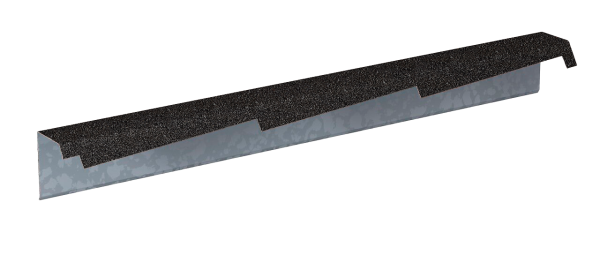 Планка фронтонная резная правая Gerard 1,2м (сталь), цвет 111