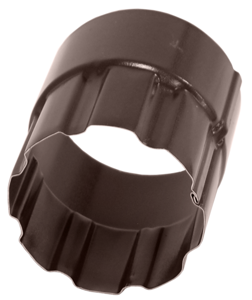 Соединитель трубы GL PU Matt 90 мм RAL 8017 шоколад