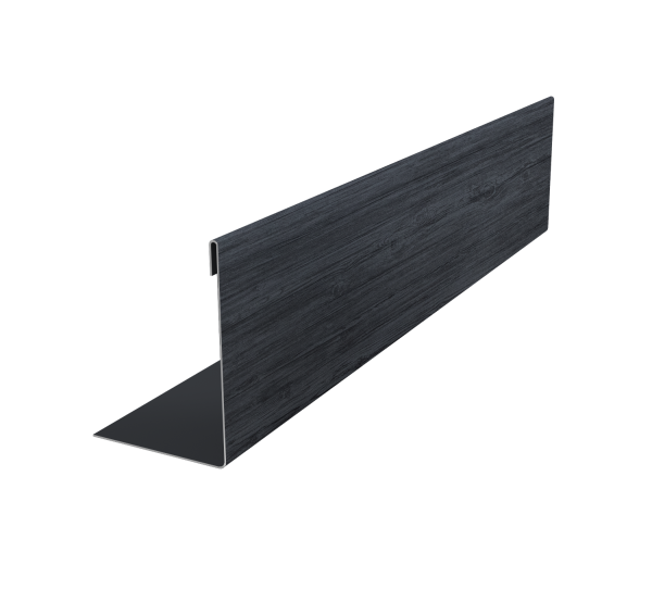 Нащельник 125 Texas 25х35 0,45 Print Premium Grey Wood TwinColor (L2,0)