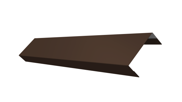 Ламель обратная 50 забора жалюзи Texas 0,5 Satin RAL 8017 шоколад