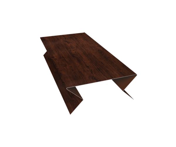 Планка угла внешнего составная нижняя 0,45 Print Elite Cherry Wood TwinColor (2м)