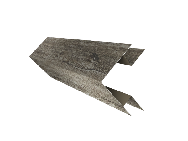Планка угла внешнего сложного Блок-Хаус new Grand Line 0,45 Print Elite Nordic Wood TwinColor (2м)