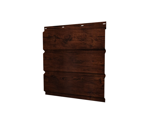 Софит металлический без перфорации 0,45 Print Elite с пленкой Cherry Wood TwinColor