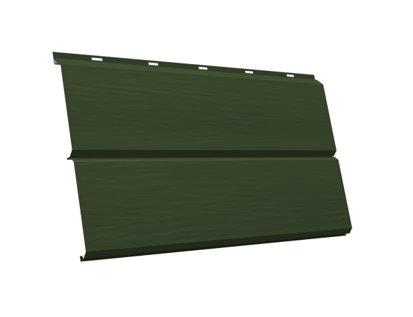 ЭкоБрус new 3D 0,5 Satin Matt TX с пленкой RAL 6020 хромовая зелень