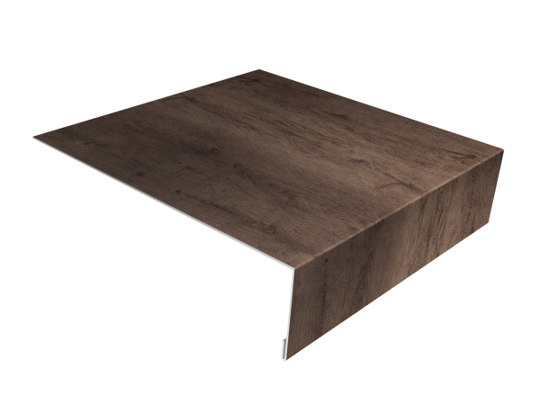 Планка лобовая/околооконная простая 190х50 0,45 Print Premium Almond Wood Fresh (3м)