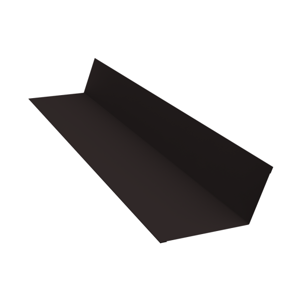 Планка примыкания 90х140 0,5 Velur X RAL 9005 черный (2м)