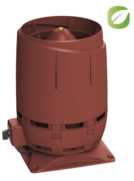 Вентилятор Vilpe Flow Eсo125S с основанием 300x300 красный
