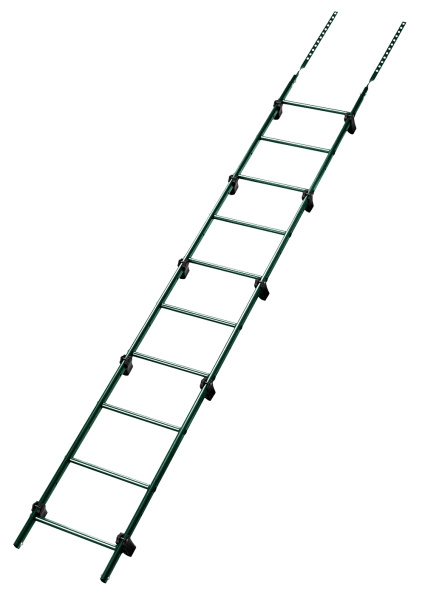 Лестница кровельная Grand Line RAL 6005 2,76м