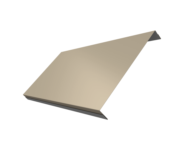 Ламель обратная 200 забора жалюзи Texas 0,5 Satin RAL 1015 светлая слоновая кость